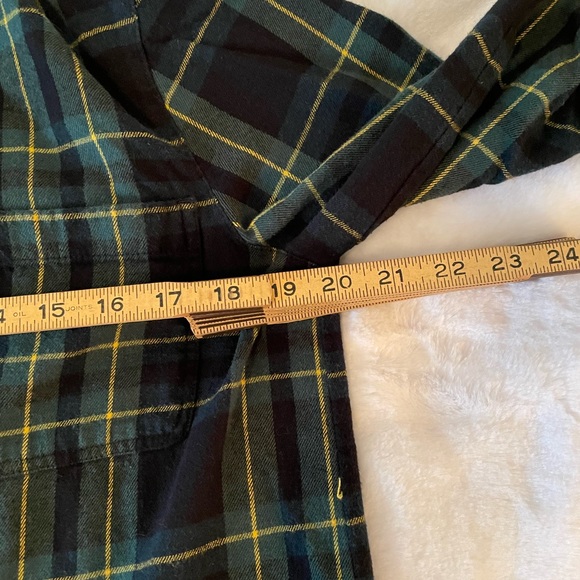 Madewell plaid flannel shirt Large - Picture 3 of 6